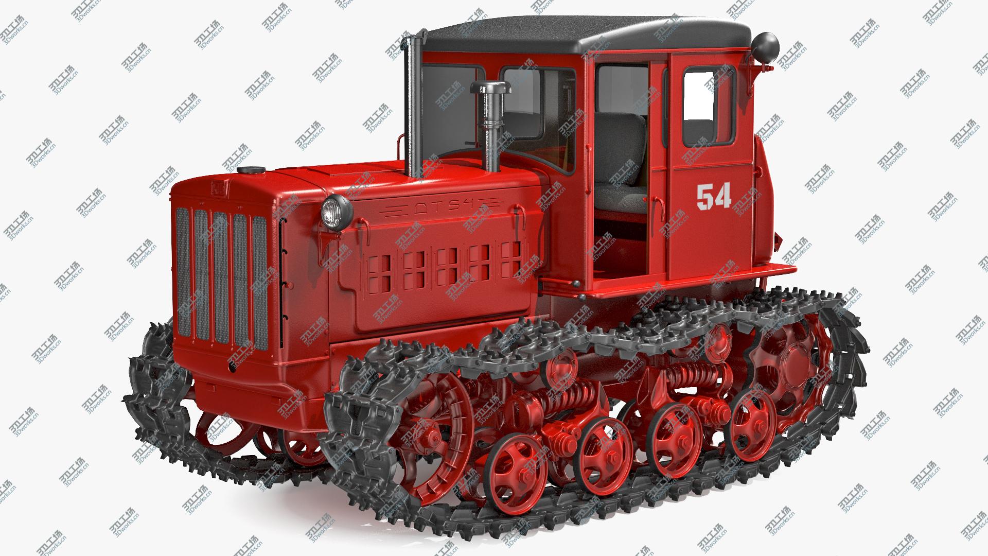 images/goods_img/202104093/Soviet Crawler Tractor DT54 Rigged model/1.jpg